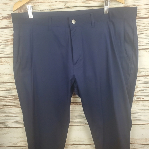 NWT Fabletics Mens 40x30 Slim Fit Navy Blue High Side Chino Pants.          #207 - Picture 2 of 8
